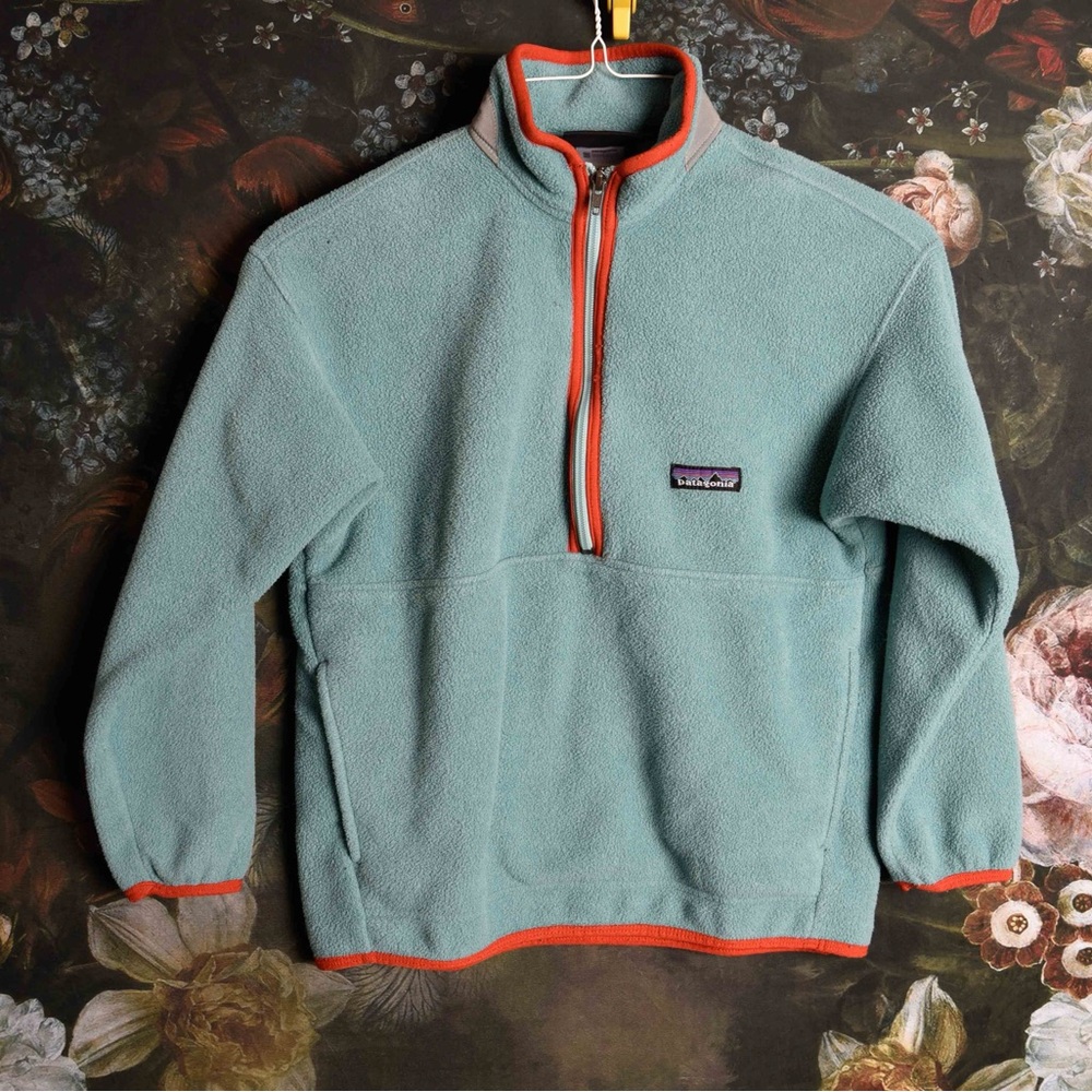 Patagonia Synchilla kids unisex half-zip fleece size 10 EUC